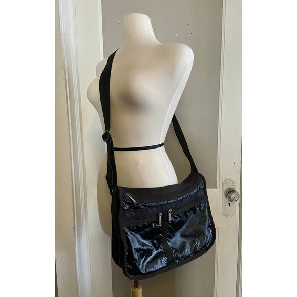 LESPORTSAC Expandable Black Crossbody Bag - Picture 6 of 15